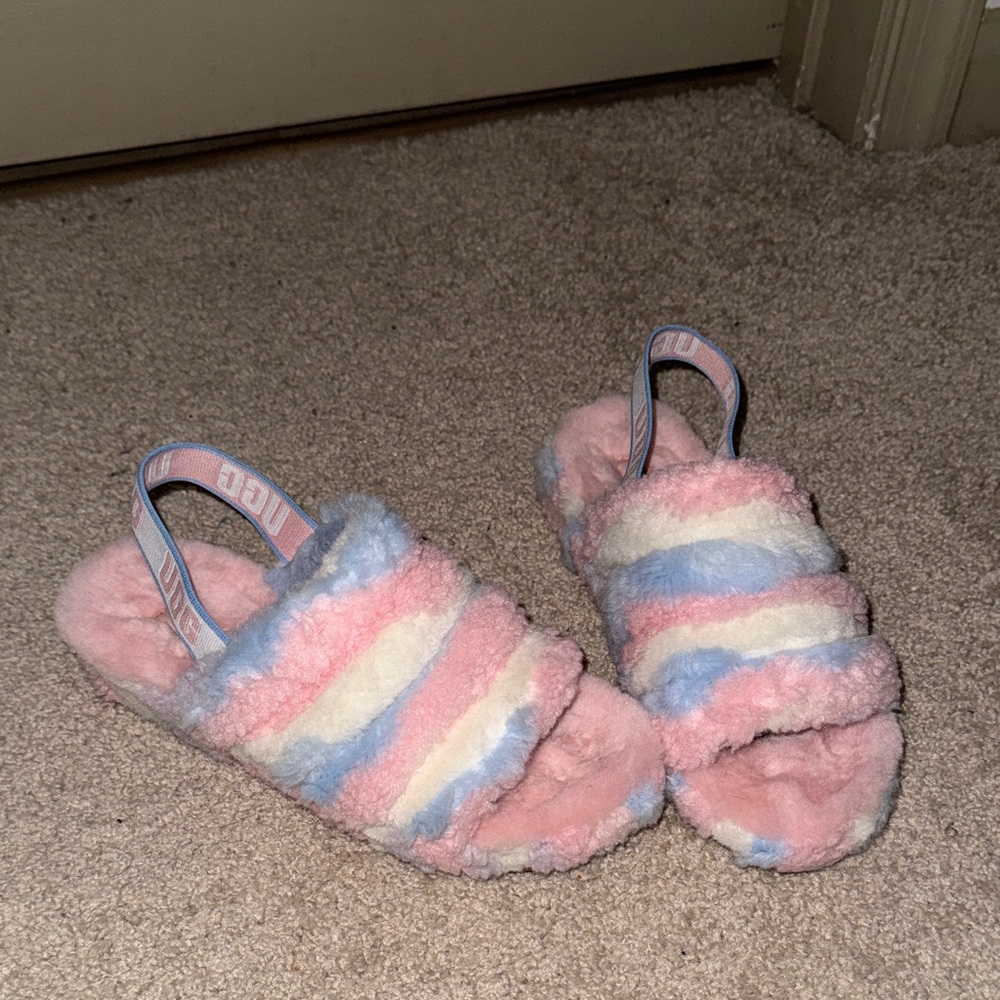 UGG Slippers - Pink, Blue, White